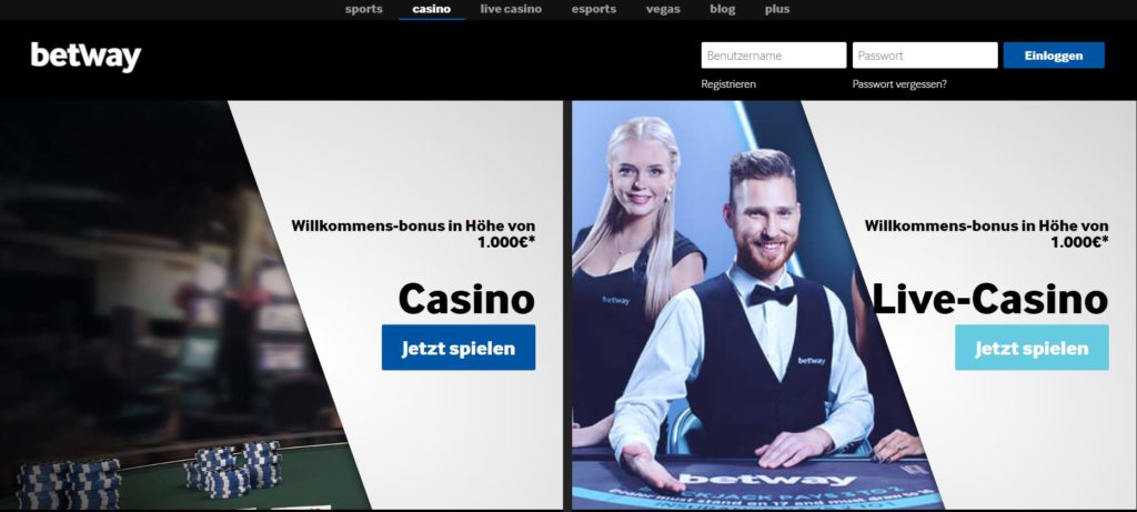 Betway Casino Vorschau